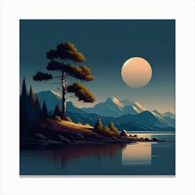 Landscape Painting 90 Canvas Print