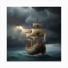 Stormy Seas.14 Canvas Print