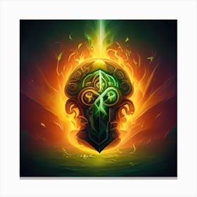 Image Of A Sword Canvas Print