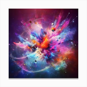 Explosion Canvas Print