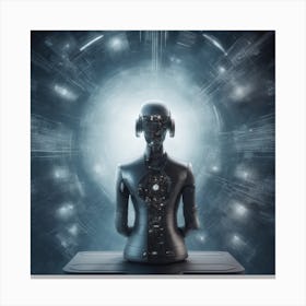 Futuristic Mannequin Canvas Print