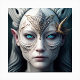 Elven Face Canvas Print