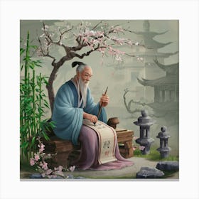 Chinese Art 484 Canvas Print