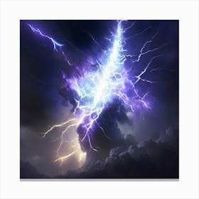 Lightning Bolt Canvas Print