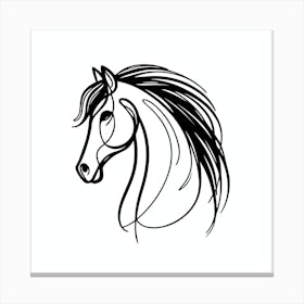 Horse Head Canvas Print