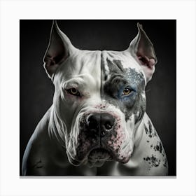 Pitt dog Canvas Print