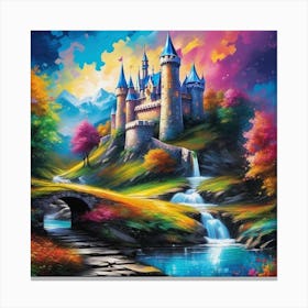 Castle In The Sky 34 Canvas Print