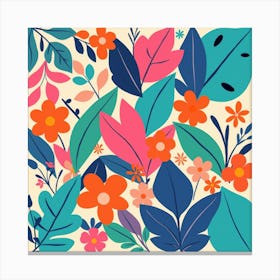 Floral Print Canvas Print