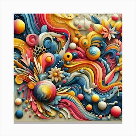 3d Art 1 Canvas Print