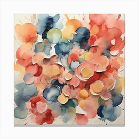 Abstract Watercolor Painting 55 Art Print Canvas Print