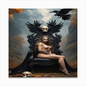 Crow00 Canvas Print