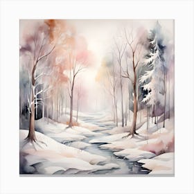 Winter Forest Canvas Print