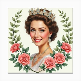 Radiant Young Queen 2 Canvas Print