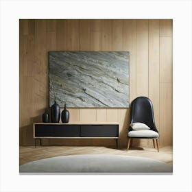 Modern Living Room 83 Canvas Print