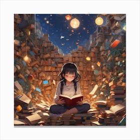 Book Art Canvas Print