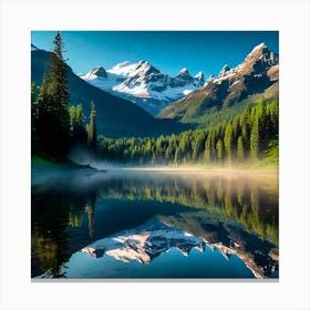 Mountain Lake Canvas Print