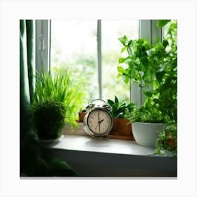 Window Sill Canvas Print