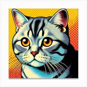 Pop Cat 13 Canvas Print