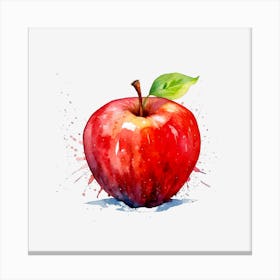 Red Apple Canvas Print