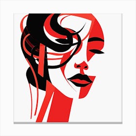 Portrait Of A Woman 20 Canvas Print