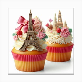 Paris Cupcakes 1 Canvas Print