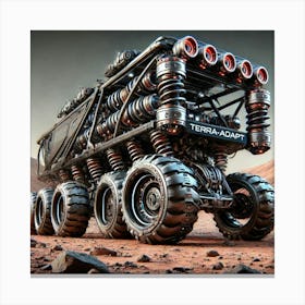 Mars Dominion Transit Rover Terra Adapt Suspension System Canvas Print