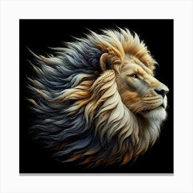 Lion Head 8 Canvas Print