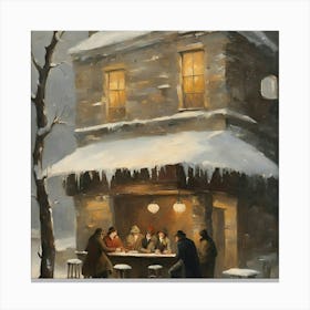 Winter'S Night Canvas Print