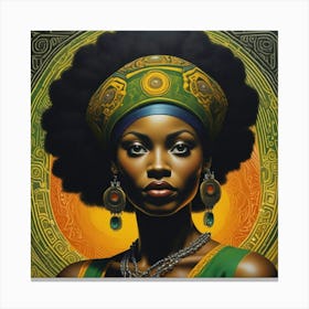 African Woman 23 Canvas Print