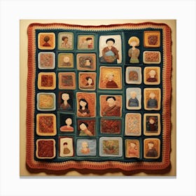 Family Quilt Canvas Print