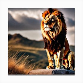 Lion art 14 Canvas Print