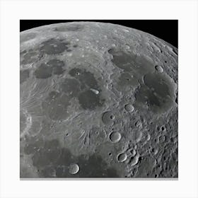 the moon Canvas Print