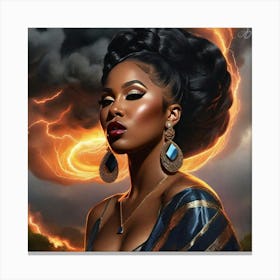 Ebony Canvas Print