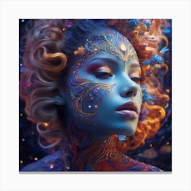 Psychedelic Beauty Canvas Print