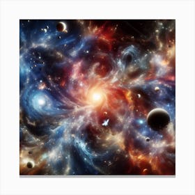 Galaxy In Space 1 Canvas Print