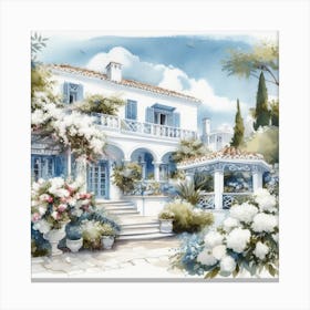 Villa Canvas Print