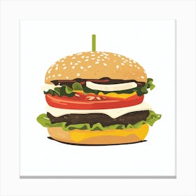 Burger 1 Canvas Print