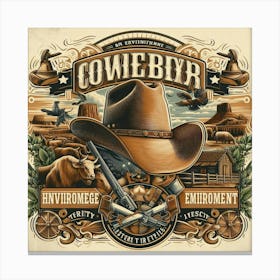 Cowboy Hat Canvas Print
