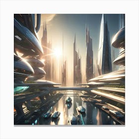 Future Synthesis 5 Canvas Print