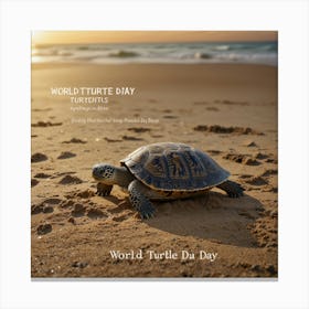 World Turtle Day Canvas Print
