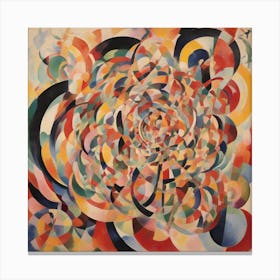 Orphism: an emphasis on abstract compositions Canvas Print