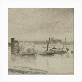 Thames River Canvas Print