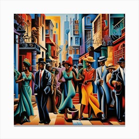 Street Scene 5 Canvas Print