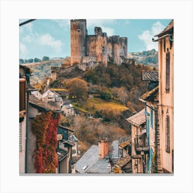 Castle On A Hill Canvas Print