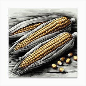 Corn cobs 1 Canvas Print