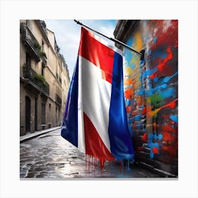 Paris Street Art Canvas Print