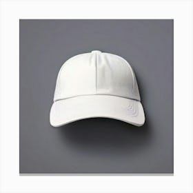 White Baseball Cap 8 Canvas Print