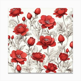 Red Roses 7 Canvas Print