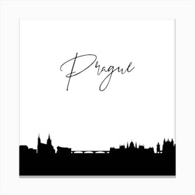 Prague Skyline Canvas Print