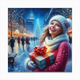 Christmas Gift Canvas Print